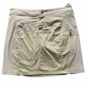 Columbia Omni-Shield Just Right Skort Skirt Tan Women’s 10/42 EUC